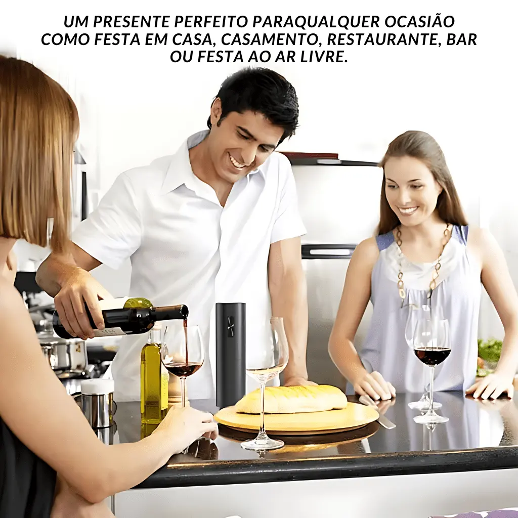 Abridor-de-vinho-elétrico-Automático-à-Pilha-ideal-diversas-ocasiões